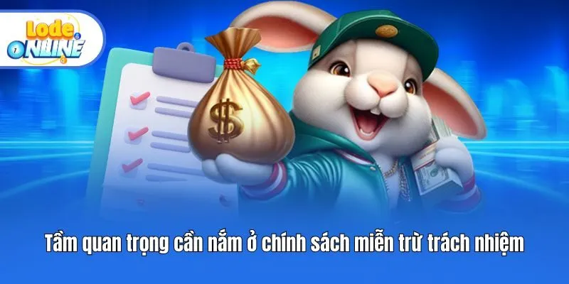 Tầm quan trọng cần nắm ở chính sách miễn trừ trách nhiệm